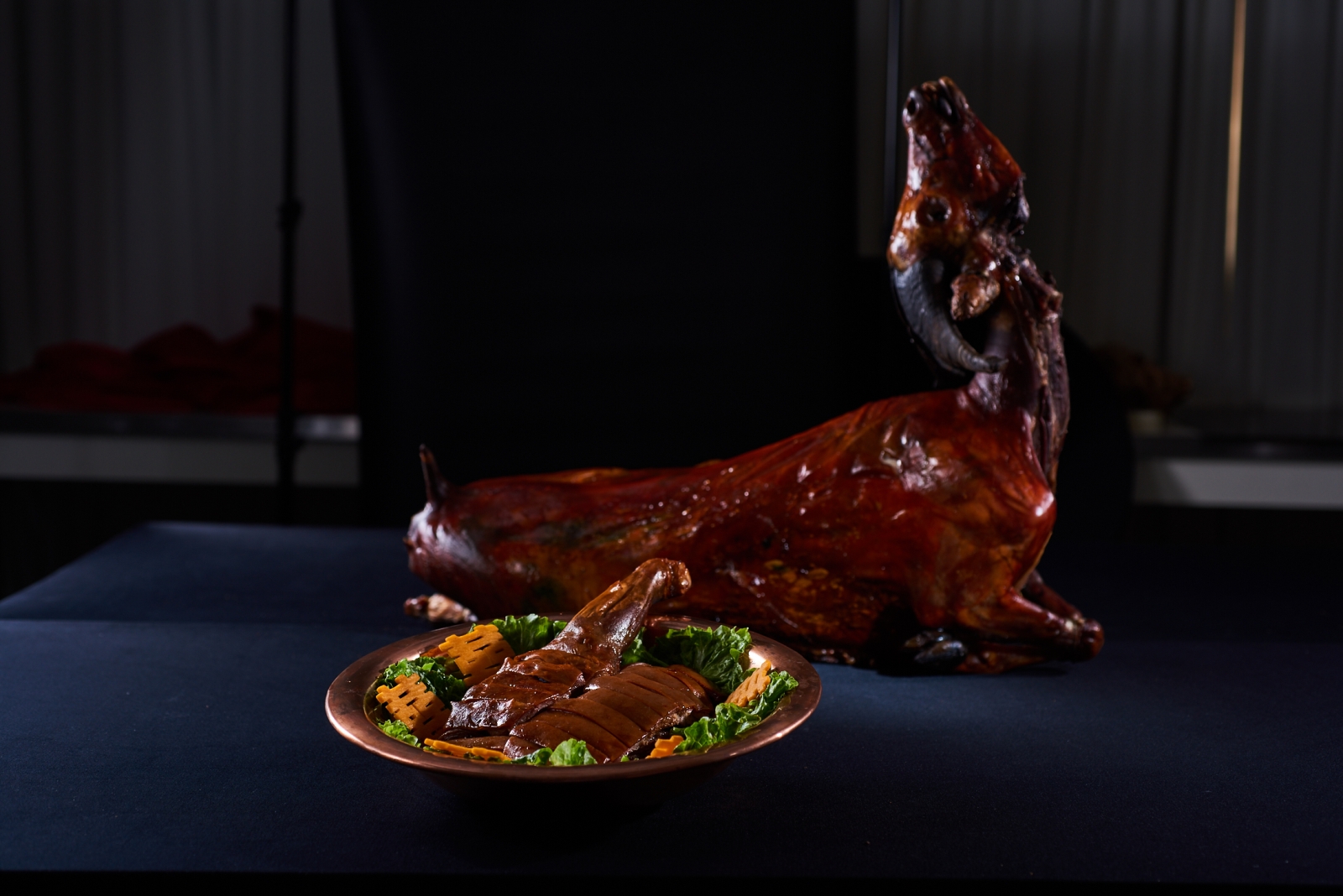 中华厨艺学院参与香港文化博物馆展览
呈现清帝大婚合卺宴菜式